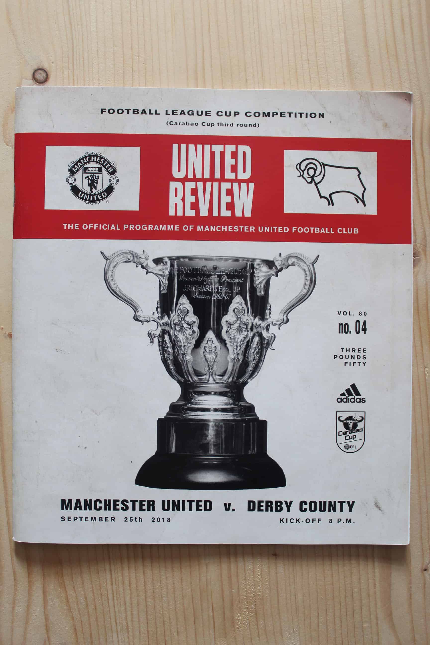 Manchester United FC v Derby County FC